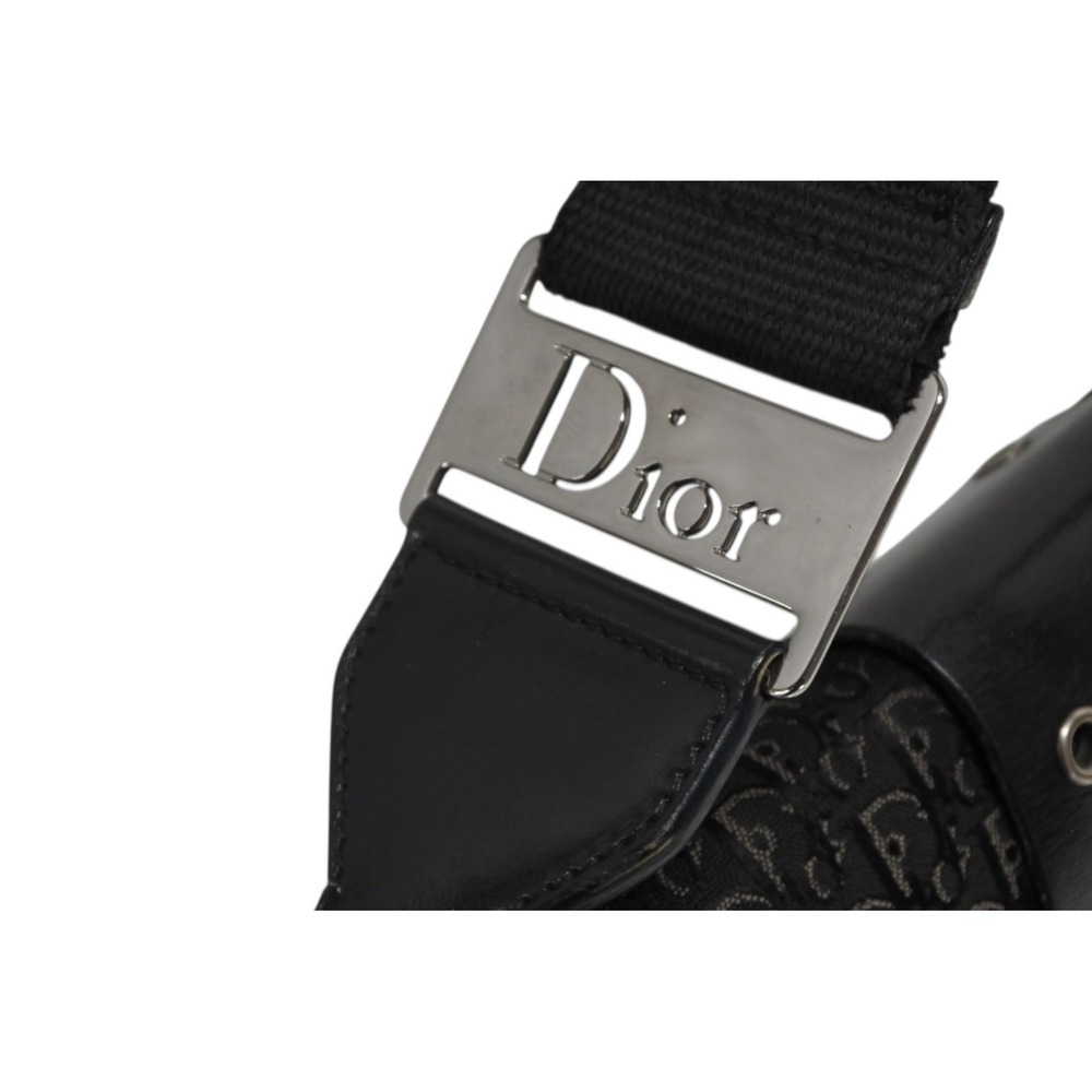 Dior Line Street Shoulder Christian Chic Trotter Galliano Bag Black - Picture 4 of 9